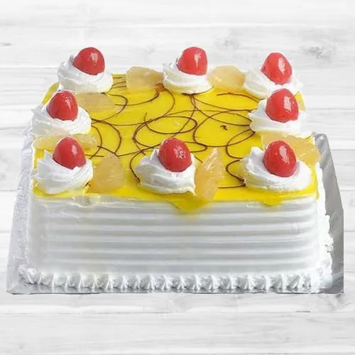 Send Eggless Pineapple Cake