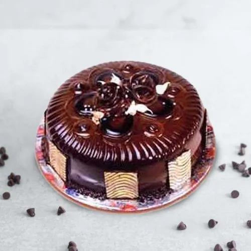 Tempting Eggless Chocolate Truffle Cake Delight