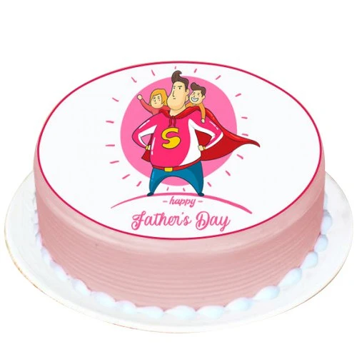 Delicious Superdad Fathers Day Cake