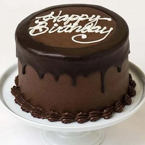 Luxe Dark Chocolate Birthday Cake