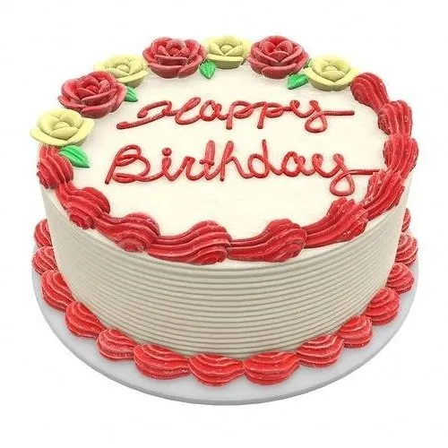 Elegant 1lb Birthday Cake