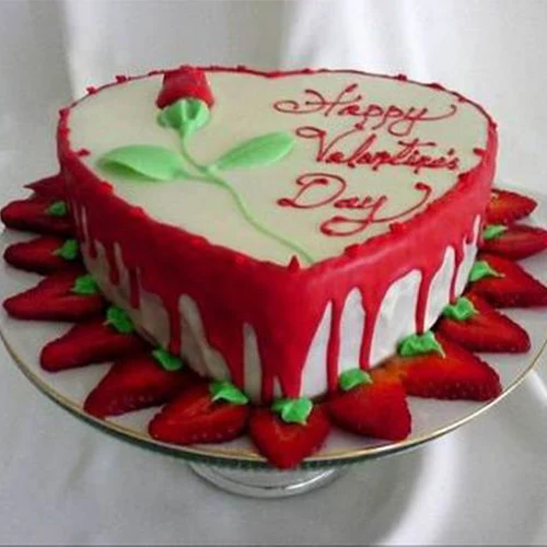 Romantic Valentine Cake