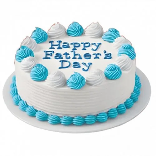 Heartfelt Father�s Day Vanilla Cake