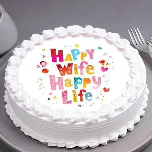 Blissful Happy Wife Cake