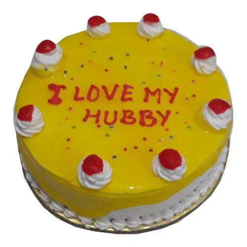 Blissful Love My Hubby Cake Online