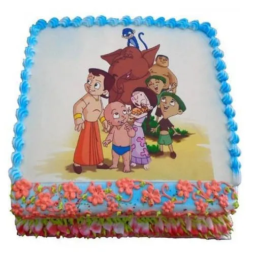Online Chota Bheem Chocolate Cake