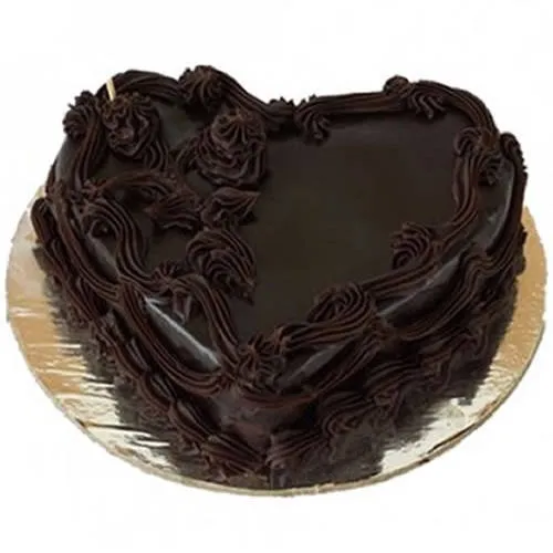 Buy Heart-Shaped Chocolate Cake