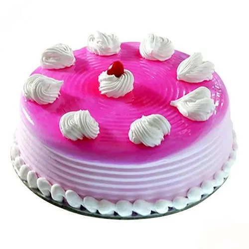 Buy Strawberry Eggless Cake