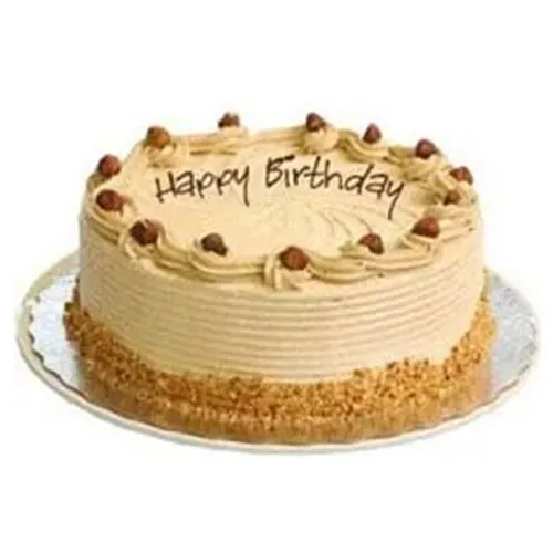 Delicious Eggless Coffee Cake for Birthday