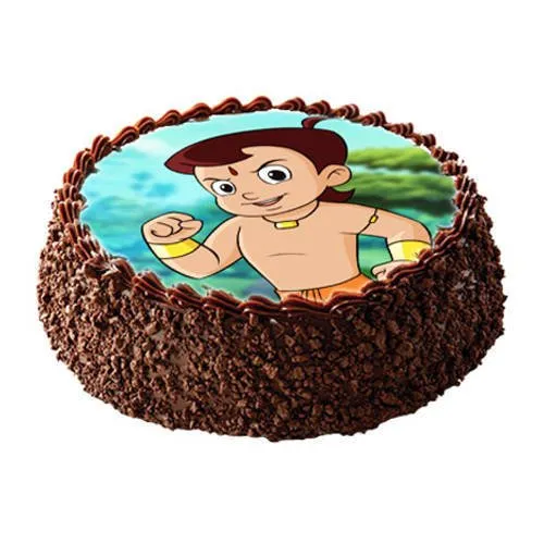 Sending Chota Bheem Photo Cake for Kids