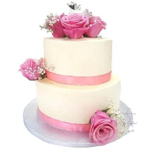 Gift Delicious 2 Tier Wedding Cake