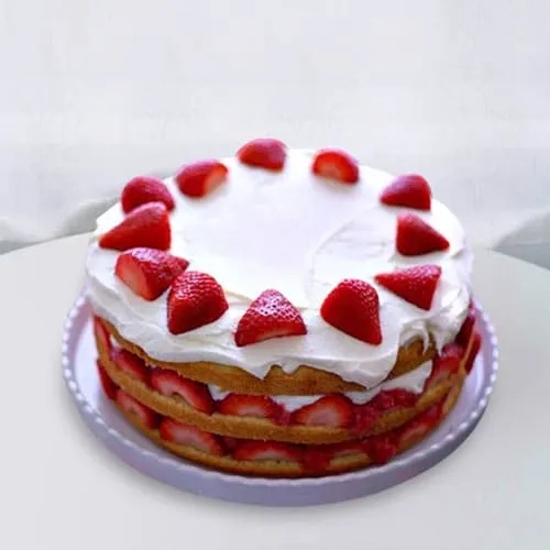 Shop for Yummy Strawberry Cake for Anniversary