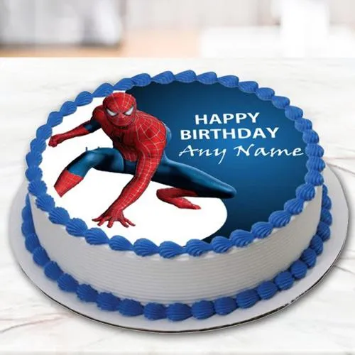 Order Spiderman Photo Cake Online