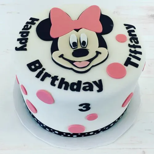 Mouth-Watering Minnie Designed Cake for Kids