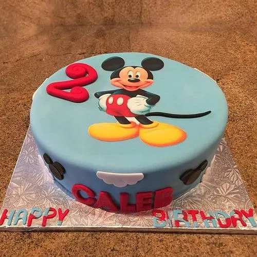Send Kids Special Blue Mickey Mouse Cake