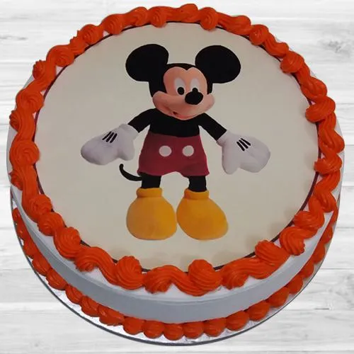 Sending Mickey Mouse Shape Cake for Little One