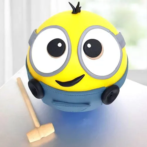 Buy Minion Smash Cake with Hammer for Kids