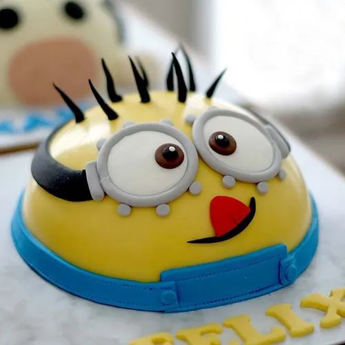 Sensational Minion Smash Cake with Hammer For Kids