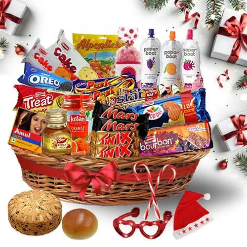 Surprising Christmas Treat Basket<br>