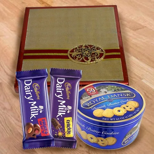 Deliver Assorted Dry Fruits with Cookies N Chocolates