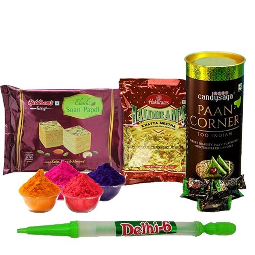 Enjoying Holi Gift Hamper