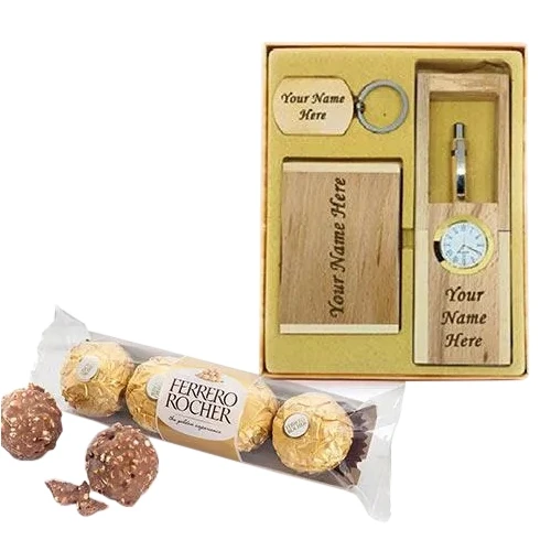 Personalized Desktop Accessory with Ferrero Rocher