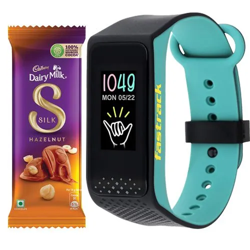 Fastrack Activity Tracker n Cadbury Dark Milk