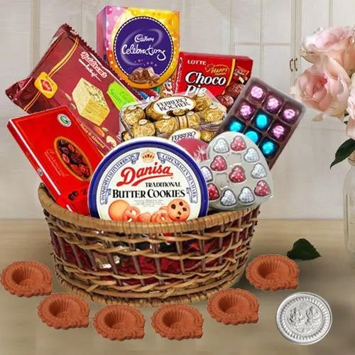 Amazing Diwali Gifts Baskets of Chocolates n Assortments