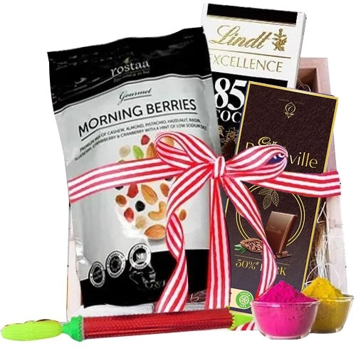Enticing Chocolates Gift Hamper for Holi