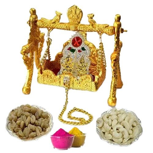 Auspicious Ganesh Laxmi Palana with Ganesh Laxmi Mandap n Dry Fruits