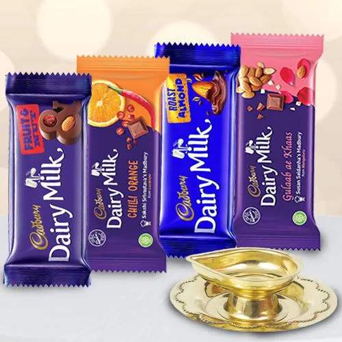 Sublime Cadbury New Variant with Decorative Diya