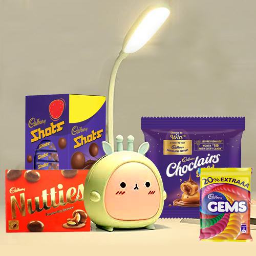 Sensual LED Study Lamp for Kids with Cadbury Assortments