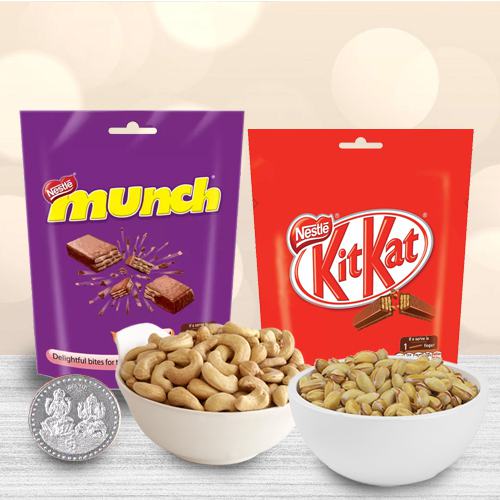 Heavenly Diwali Delight Nestle Chocolate N Dry Fruits Pack