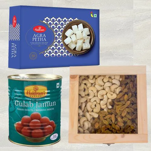 Sublime Haldiram Sweets Delight with Dry Fruits