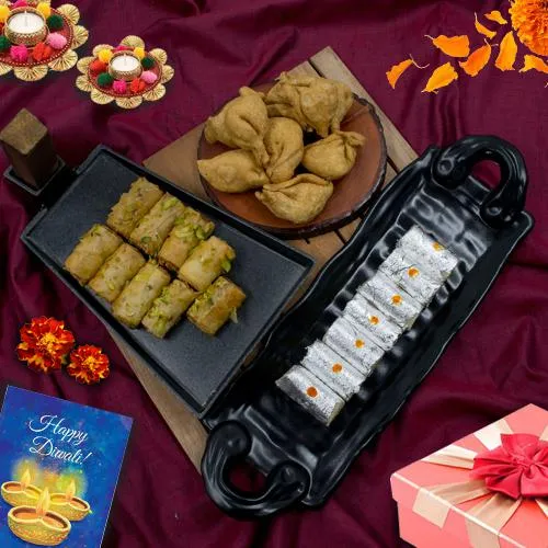 Delicious Roll Baklava with Haldiram Sweets n Snacks