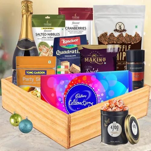 Lovely Gourmet Gift Basket for Xmas