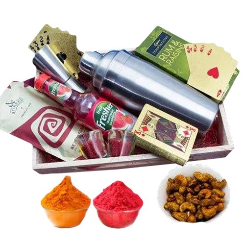 Amazing Holi Evening Party Hamper with Free Gulal