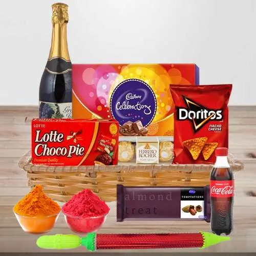 Fantastic Holi Party Essentials Hamper with Holi Accessories