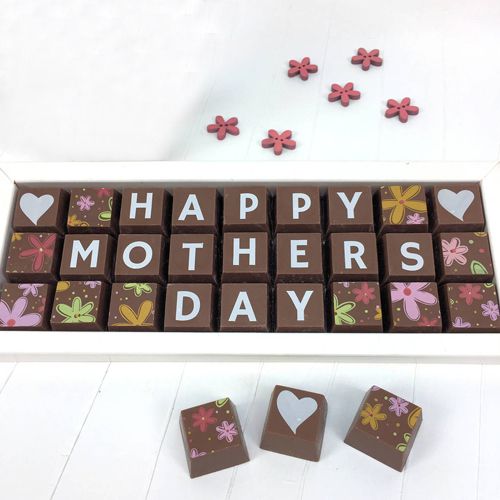 Personalized Gift of Mothers Day Handmade Chocolate