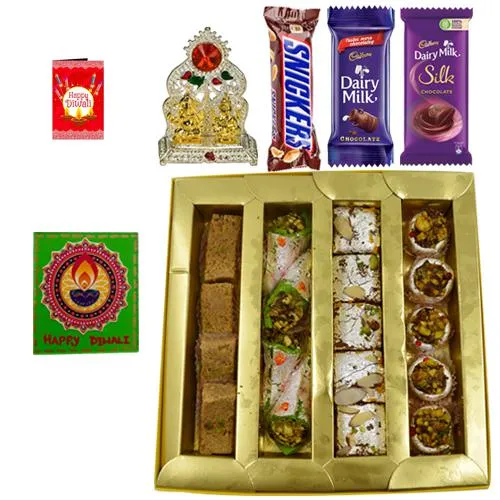 Diwali Wishes Sweets Gift Box