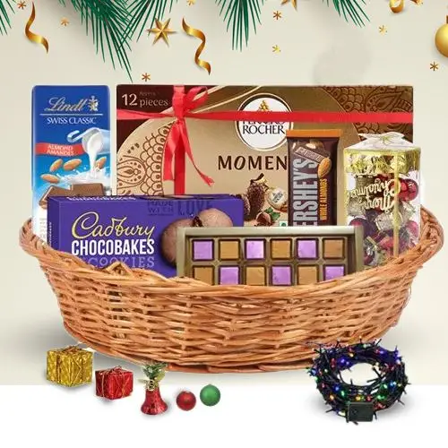 Enjoyable Christmas Celebration Gift Basket