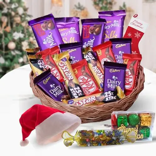 Chocolate Mania Christmas Goodies Basket