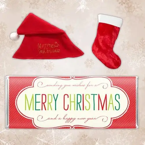 Cool Santa Attire with Personalized X-Mas Choco