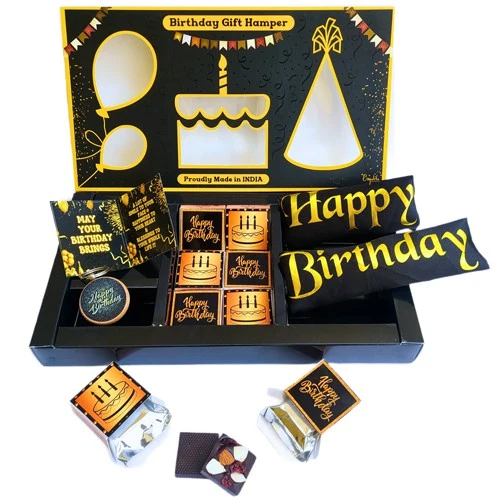 Stunning Happy Birthday Chocolate N Gift Box
