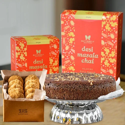 Remarkable Taazgi Hamper of Desi Chai N Snacks