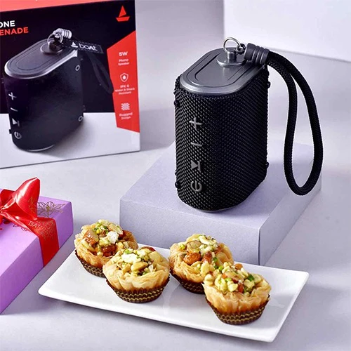 Amazing Combo of Boat Bluetooth Speaker N Baklawa for Dad