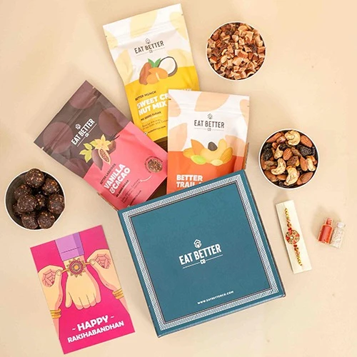Charismatic Rakhi Delectable Bro Gifts