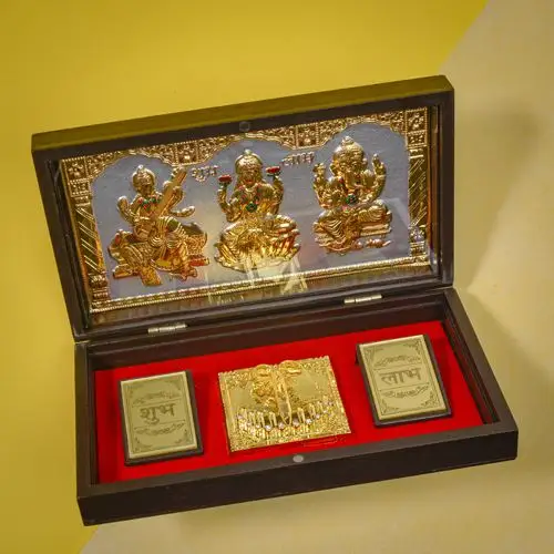 Prosperous Diwali Laxmi Ganesh Gift Set
