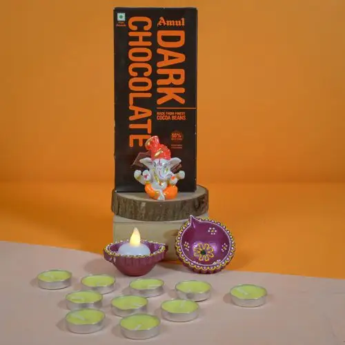 Decadent Chocolate and Divine Diyas Hamper