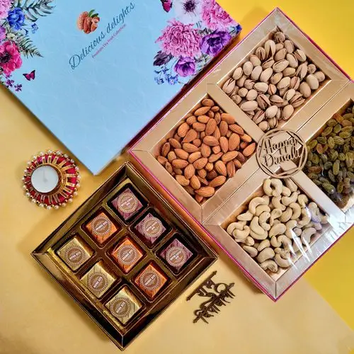 Diwali Decadence  Nuts, Fudge, and Designer Delights